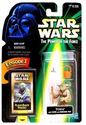 

Star Wars Power of the Force Flashback Yoda Action Figure(Multicolor)