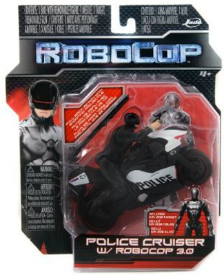 

Jada S Robocop Pull Back Police Motocycle With Robocop 30(Multicolor)