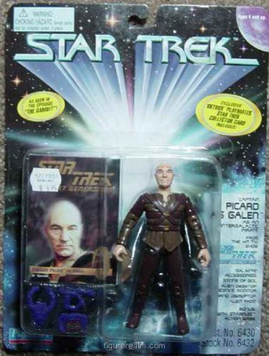

Playmates Toys Star Trekcaptain Picard As Galenas An Intergalactic Pirate(Black)
