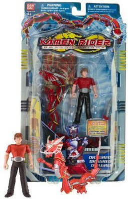 

Kamen Rider Dragon Knight Tv Series 4 Inch Tall With Robot Set Dragreder The Advent(Multicolor)