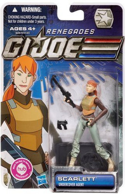

Hasbro Gi Joe Renegades 375 Inch Scarlett Undercover Agent(Multicolor)