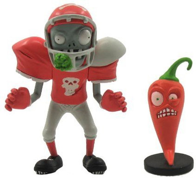 

Plants vs Zombies Football Zombie 3"With Jalapeno(Multicolor)
