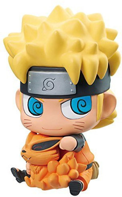 

Megahouse Naruto Shippuden Naruto And Kurama Chimimega Bank(Multicolor)