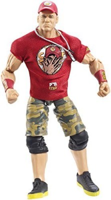 

Mattel CHT61 WWE Elite Collection Series No. 37 - John Cena with Red Shirt, Dog Tags and Cap(Multicolor)