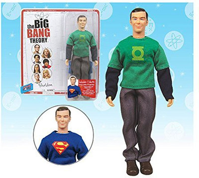 

Bif Bang Pow! Big Bang Theory Sheldon Green Lantern/Superman 8Inch(Multicolor)