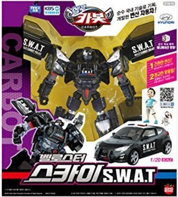 

Sonokong Hello Carbot Veloster Sky Swat Transformers Car Robot(Multicolor)