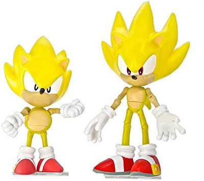 

Jazwares Sonic the Hedgehog 20th Anniversary Sonic Through Time 5 inch Action Figure 2-Pack(Multicolor)