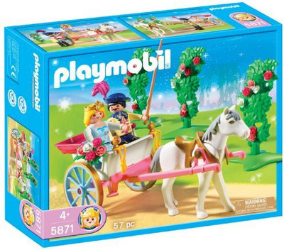 

PLAYMOBILA Princess with Horse Carriage(Multicolor)