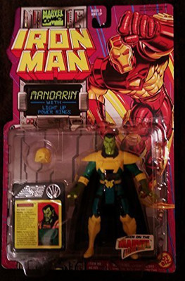 

Iron Man Mandarin With Light Up Power Rings(Multicolor)