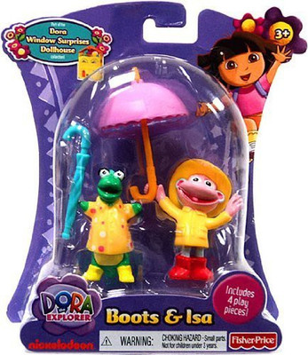 

Fisher-Price Dora the Explorer Action Figure Boots Isa in Rain Gear(Multicolor)