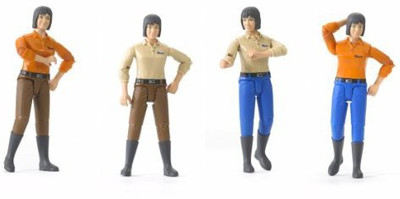 

Bruder Woman With Dark Hair And Boots(Multicolor)