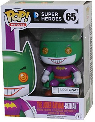 

Pop! Heroes Funko Joker As Batman Pop Heroes Lootcrate(Multicolor)