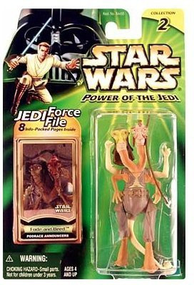 

Star Wars Power of the Jedi Fode and Beed Podrace Announcers Action Figure(Multicolor)