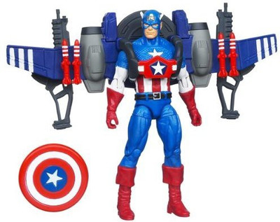 Captain America Marvel Air Raid With Glider 5(Multicolor)
