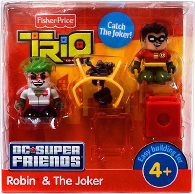 

Fisher-Price Trio Building System Dc Super Friends Robin(Multicolor)
