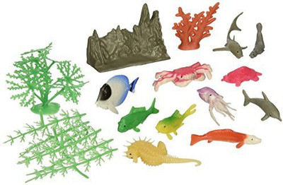 

US Toys Assorted Ocean Animal And Plant Play Set (20 Piece)(Multicolor)