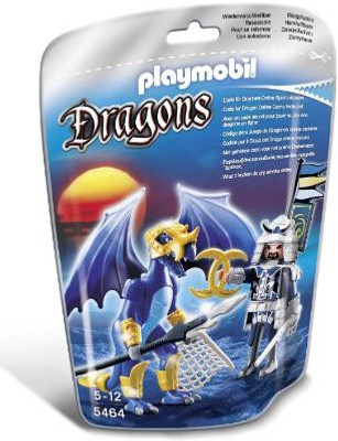 

PLAYMOBILA LAYMOBIL Ice Dragon with Warrior(Multicolor)