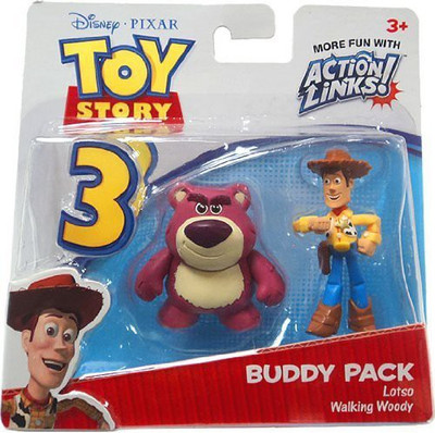 

Disny Pixar Disney Pixar Story 3 Links Mini Buddy Pack Lotso Walking(Multicolor)