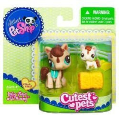 

Littlest Pet Shop Cutest Pets Series 2Mommy Ba Horses(Multicolor)