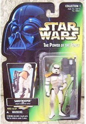 

Star Wars The Power Of The Force Sandtrooper Green Card(Multicolor)