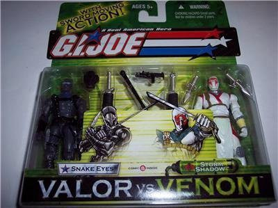 

Hasbro Gi Joe Valor Vs Venom Snake Eyes Vs Storm Shadow Pack(Multicolor)