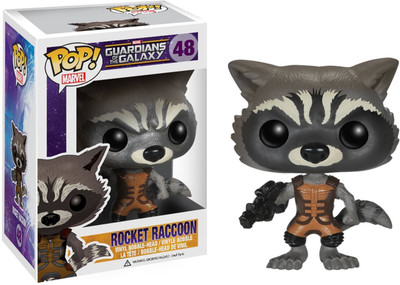 

Funko Funko Pop Marvel: Guardians Of The Galaxy - Rocket Raccoon Vinyl Bobble-Head Figure(Multicolor)