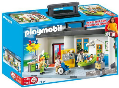 

PLAYMOBILA Take Along Hospital Playset(Multicolor)