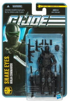 

Hasbro Gi Joe Pursuit Of Cobra 3 3/4 Inch Snake Eyes Version 8(Multicolor)