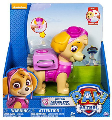 

Paw Patrol Jumbo Action Pup Toy, Skye(Multicolor)