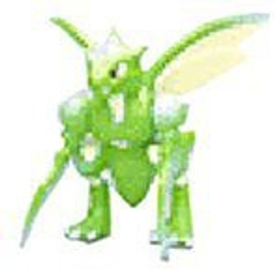 

Takara Tomy Mc73 Scyther Monster Collection Pokemon 2 Inch Pokemon(Green)