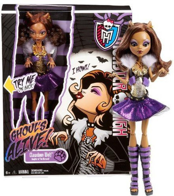 

Monster High Clawdeen Wolf Daughter Of The Werewolf ~105" It'S Alive(Multicolor)