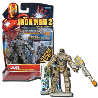

Marvel Iron Man 2 Movie Figure Iron Man Mark I(Multicolor)