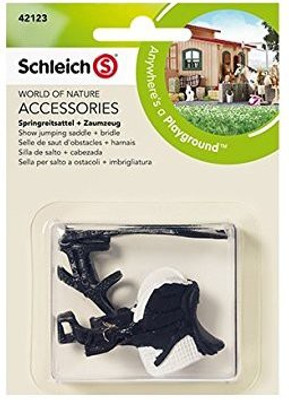 

Schleich Show Jumping Saddle And Bridle 42123(Black)