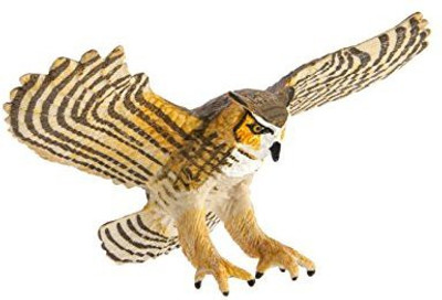 

Safari Ltd Wings of the World Birds Great Horned Owl(Multicolor)