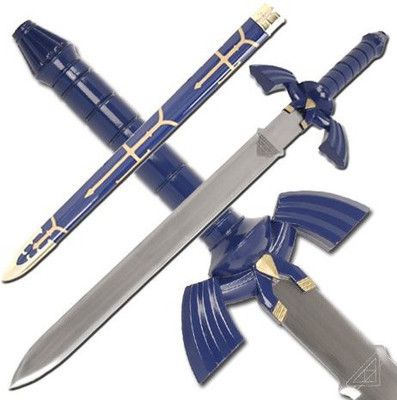 

Legend of Zelda Twilight Princess Hylian Link Fullsize Sword(Multicolor)
