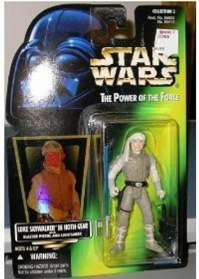 

Star Wars Power Of The Force Green Card Luke Skywalker In Hoth Gear(Multicolor)