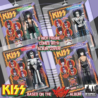 

Figures Toy Company Kiss Sonic Boomseries 3 Set Of Four 8"(Multicolor)