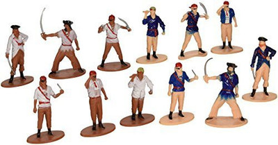 

US Toys Pirate(Set Of 12)Assorted(Multicolor)