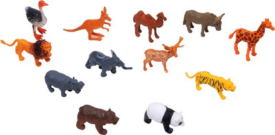 

Montez Wild Animal Set Of 12(Multicolor)