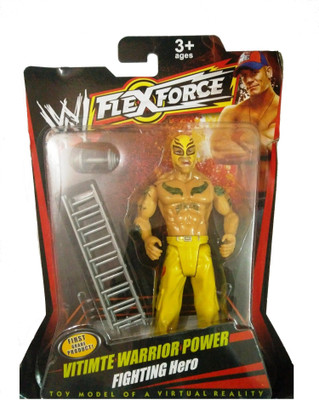 

9 Perfect WWE Flex Force Rey Mysterio Figure 5 Inch With Accessories(Yellow)