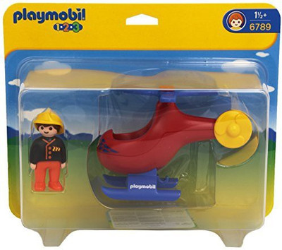 

Playmobil Fire Rescue Helicopter Playset(Multicolor)