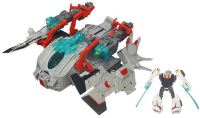 

Transformers Prime Cyberverse Command Your World Star Hammer Vehicle With Wheeljack Figure 3 Inches(Multicolor)