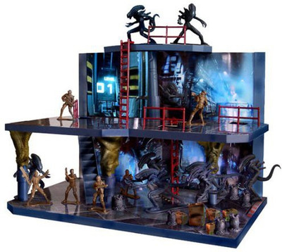 Palisades Toys Collectible Minialiens Deluxe Playset(Multicolor)