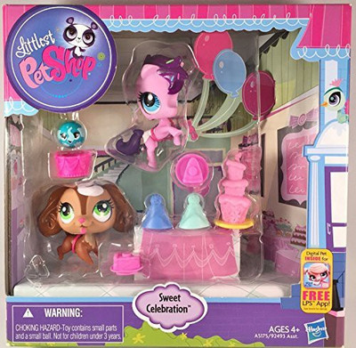 

Littlest Pet Shop Playset Sweet Celebration 3290 & 3289(Multicolor)