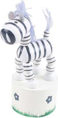 

Wild Republic Wooden Animal 1 Push Ups - Zebra(White)