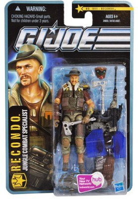 

Hasbro Gi Joe Pursuit Of Cobra 3 3/4 Inch Jungle Assault Recondo(Multicolor)