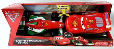 

Mattel Disney Pixar Cars 2 Lights & Sounds 8" Talking Lightning(Red)