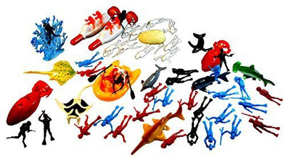 

PSE 62 Pc Deep Sea Scuba Adventure Playset In Carrying Bucket(Multicolor)