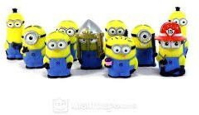 

Despicable Me Minions Movie Puppet Set Of 10(Multicolor)