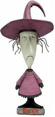

NECA Nightmare Before Christmas Shock Head Knocker Bobble Head(Multicolor)
